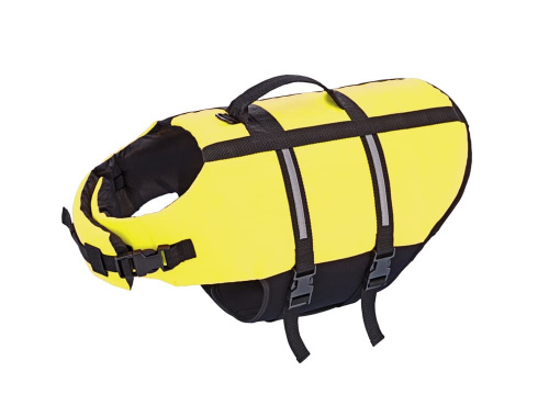 Hunde Schwimmhilfe neon gelb Größe: S, 30 cm